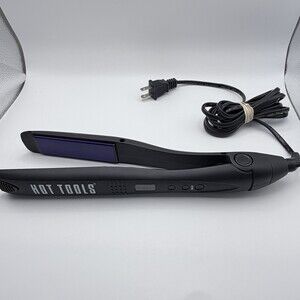 Hot Tools Pro 1” Flat Iron – Ceramic Tourmaline HT7106F, Digital Display